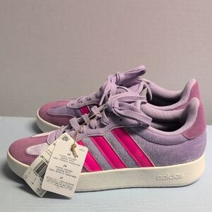 Adidas Women's Lavender and Fuchsia Barreda  Sneakers